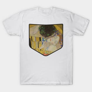 Art in your pocket. The kiss T-Shirt